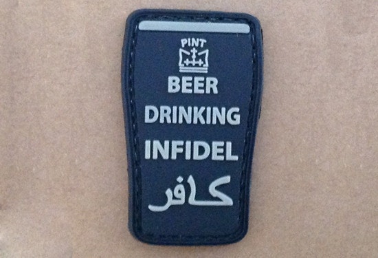 3D - Beer drinking infidel Patch