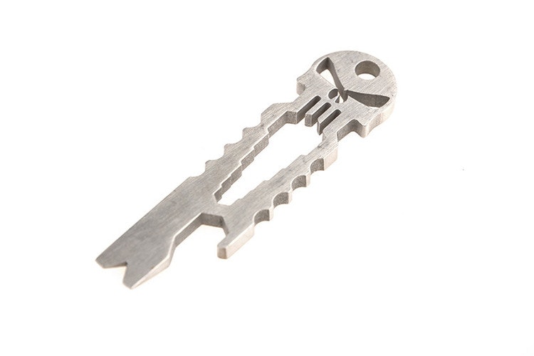 Steel Multi-Tool with Skull