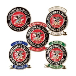 NRA Pride jumbo color membership pins