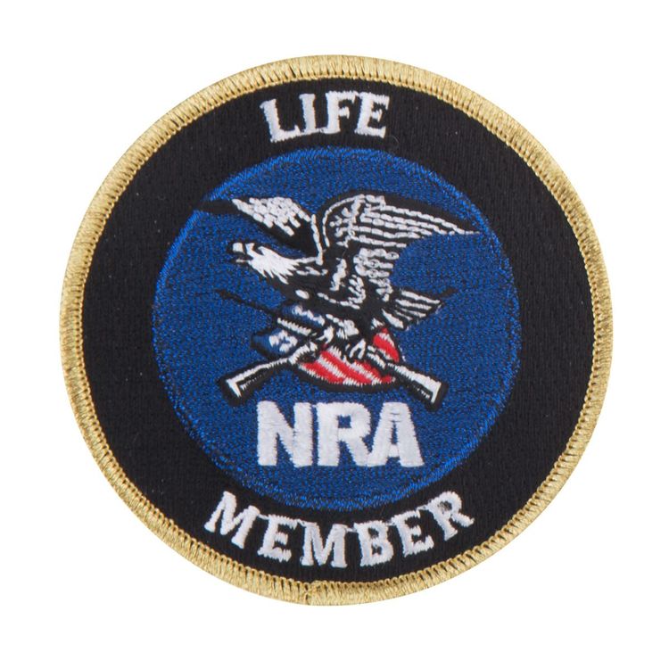 NRA National Rifle Association Life Member 4" Patch