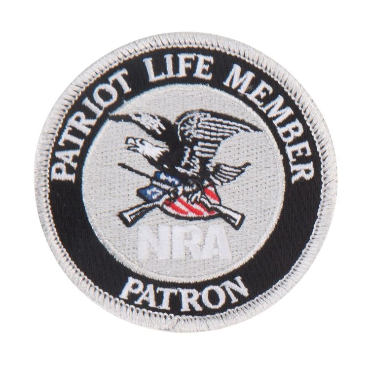 NRA Patriot life member patches