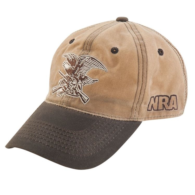 NRA Waxed cotton eagle hat