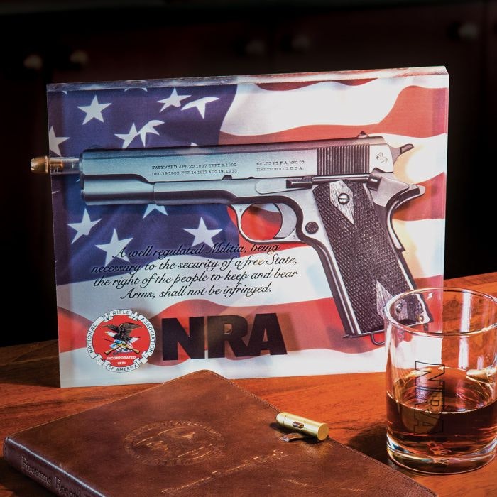 NRA 1911 3D Collectible bullet blockart