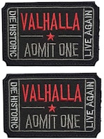 Valhalla Admit One - Patch