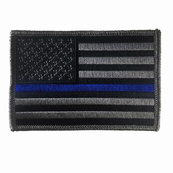 Thin blue line American flag