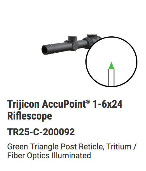 Trijicon - AccuPoint® 1-6x24 Riflescope