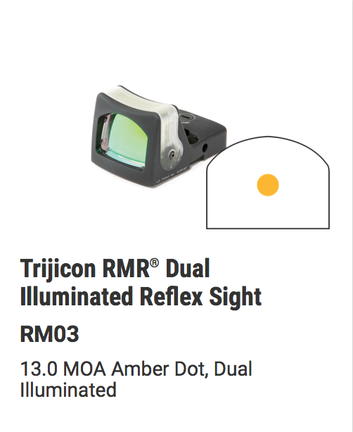 Trijicon - RMR® Dual Illuminated Reflex Sight