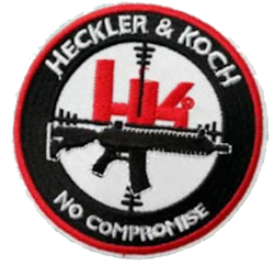 Heckler & Koch, No compromise - Patch