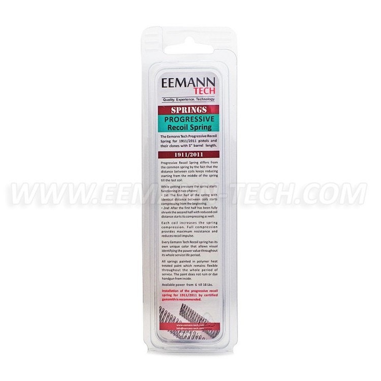 Eemann Tech - Progressive Recoil Spring 1911/2011