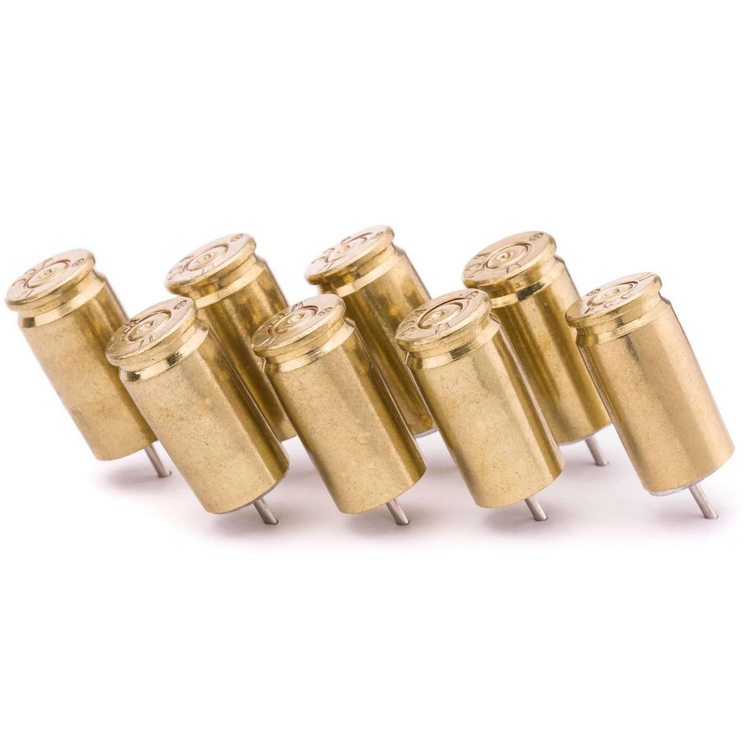 Lucky Shot - 9mm Bullet Push Pins (Pack of 8)