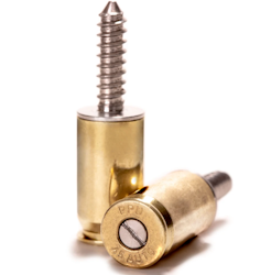 Lucky Shot - .45 Caliber Bullet License Plate Fasteners