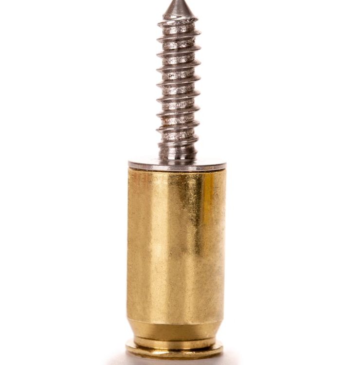 Lucky Shot - .45 Caliber Bullet License Plate Fasteners