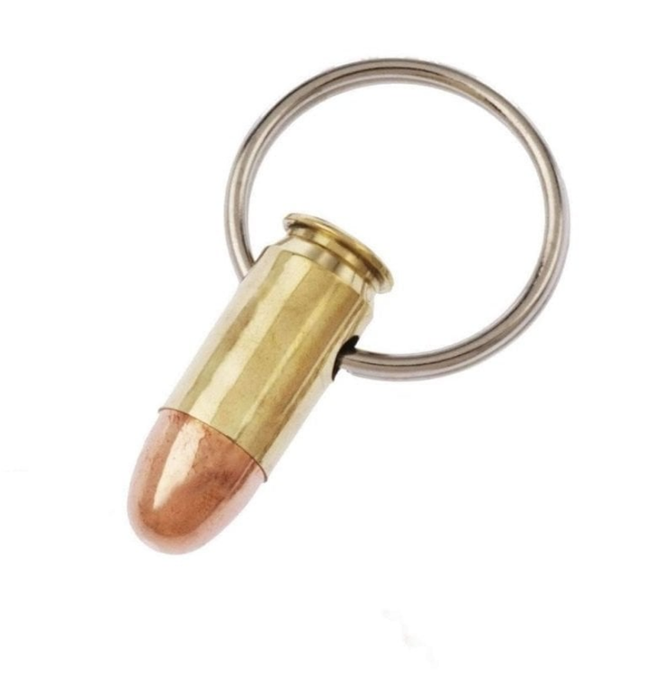 Lucky Shot - Keychain  in Brass