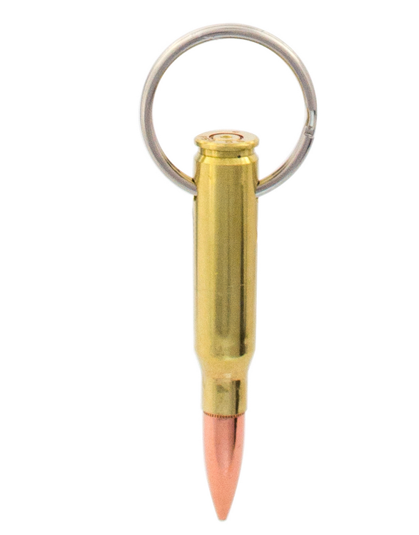 Lucky Shot - Keychain  in Brass