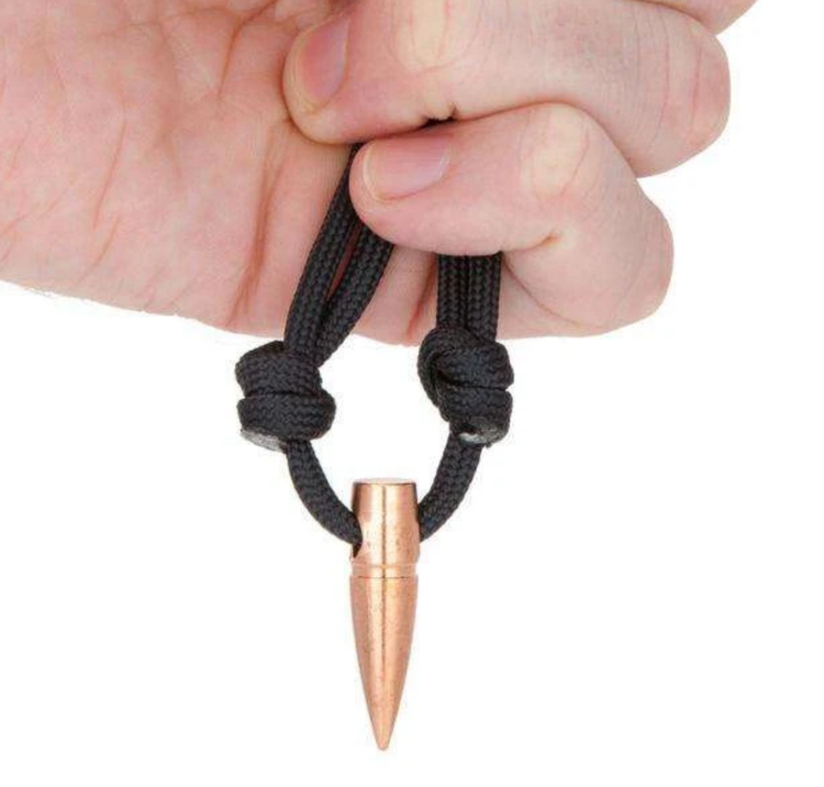 Lucky Shot - Paracord .308 Projectile Sniper Necklace