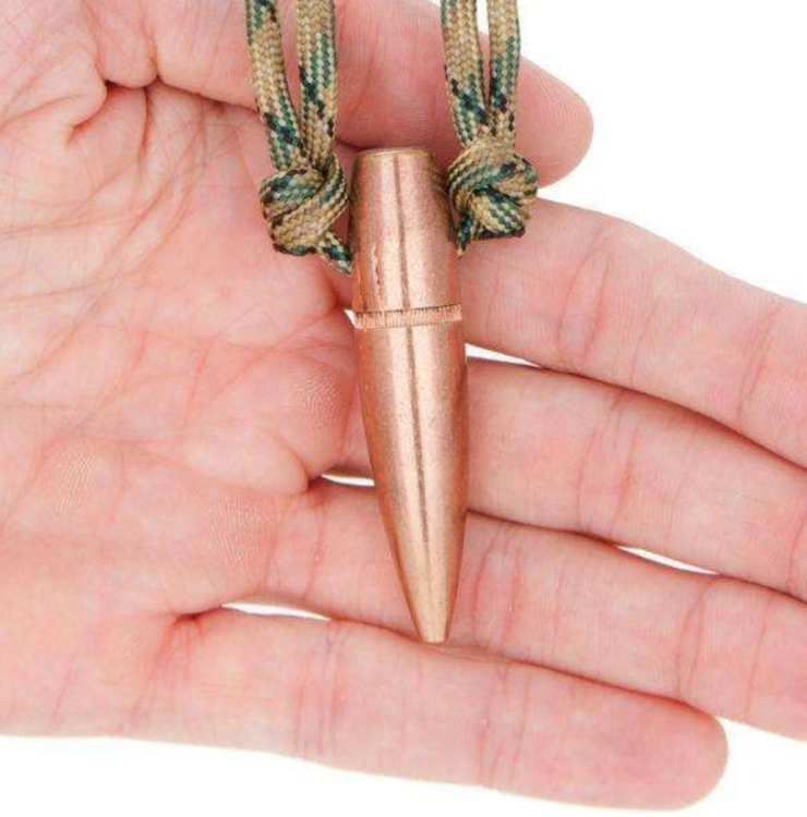 Lucky Shot - .50 Caliber Sniper Paracord Necklace