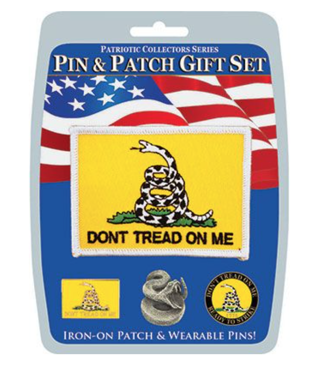 Eagle Emblem - Gift set - Dont tread on me (Pin & Patch)
