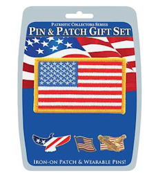 Eagle Emblem - Gift set - USA Patriotic (Pin & Patch)