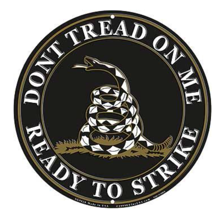 Eagle Emblem - Sign - Dont tread on me