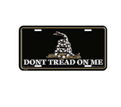 Eagle Emblem - Licens plate - Dont tread on me