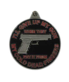 Eagle Emblem - Key ring - I'll give up my gun
