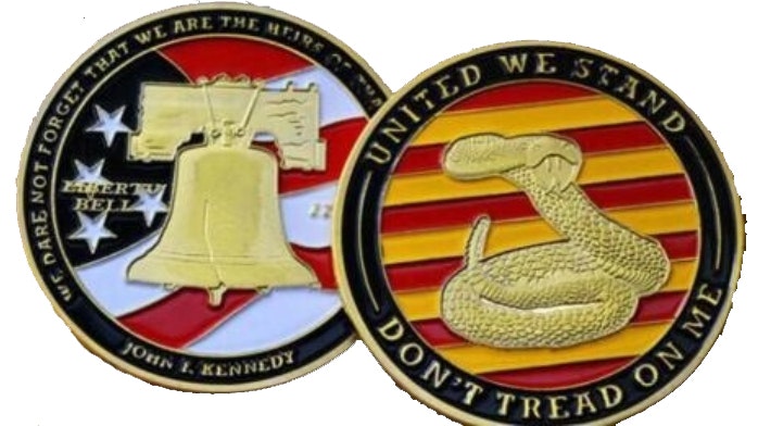 Challange coin - Dont tread on me