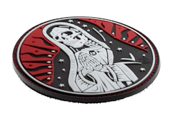 3D Patch - Santa Muerte - Red - PVC