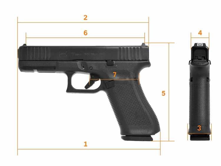 Glock - G17 Gen5 MOS FS - Threaded M13,5X1 left - 9 mm
