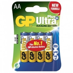 GP - Ultra Plus LR6 Alkaliskt  AA 1.5V - 4 pack