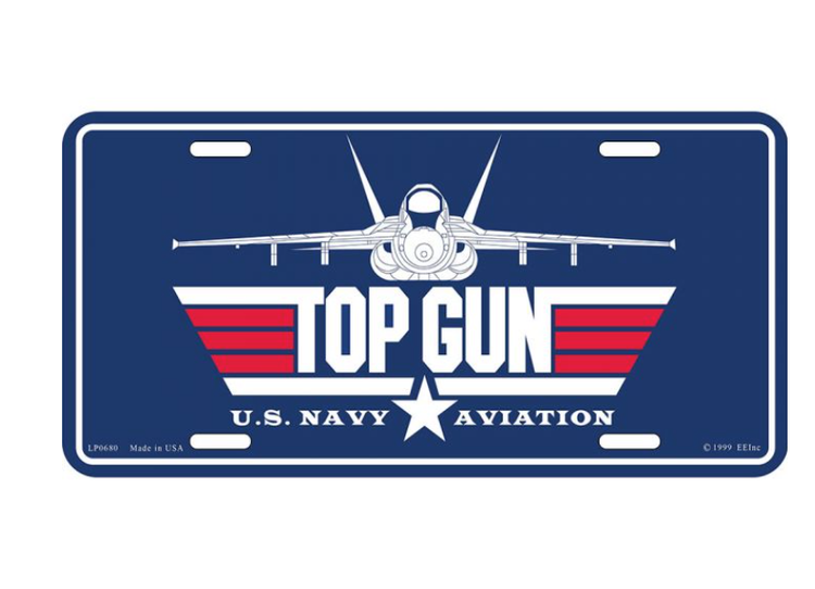 Eagle Emblem - Licens plate - Top Gun