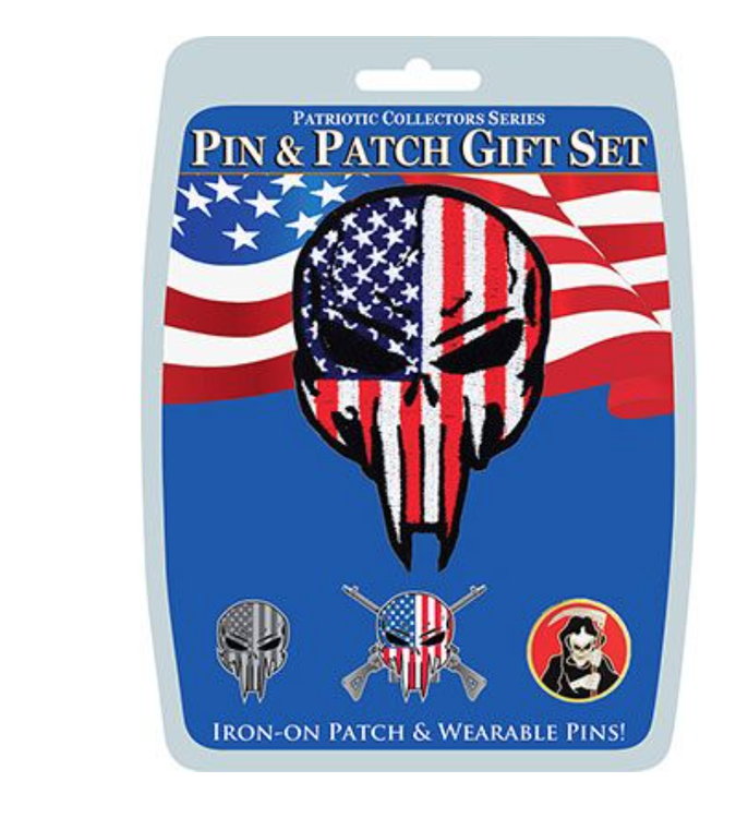 Eagle Emblem - Gift set - Sniper Skull (Pin & Patch)