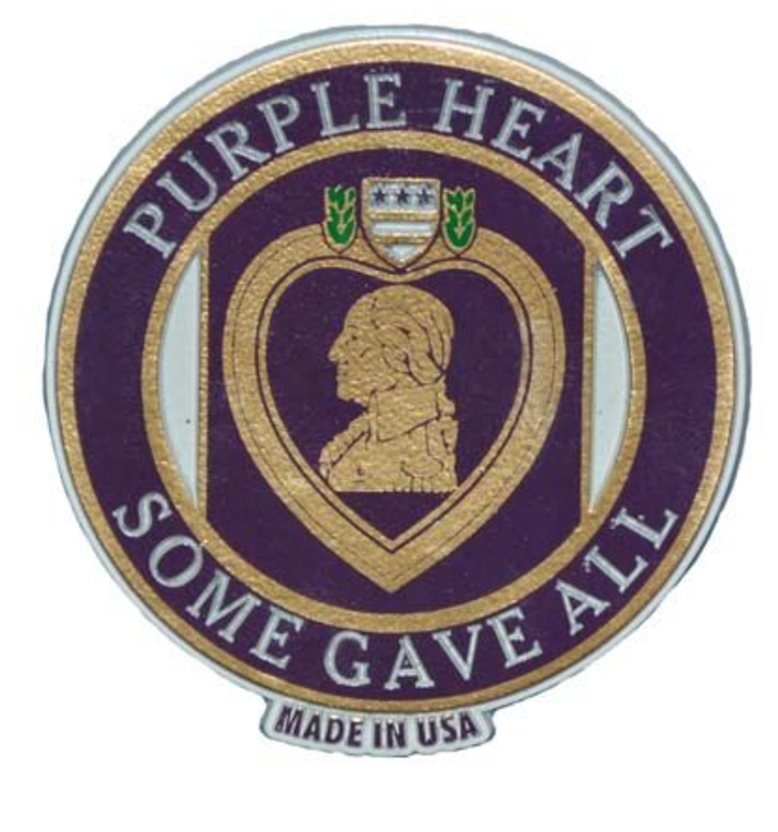 Eagle Emblem - Magnet - Purple heart