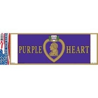 Eagle Emblem - Sticker - Purple heart
