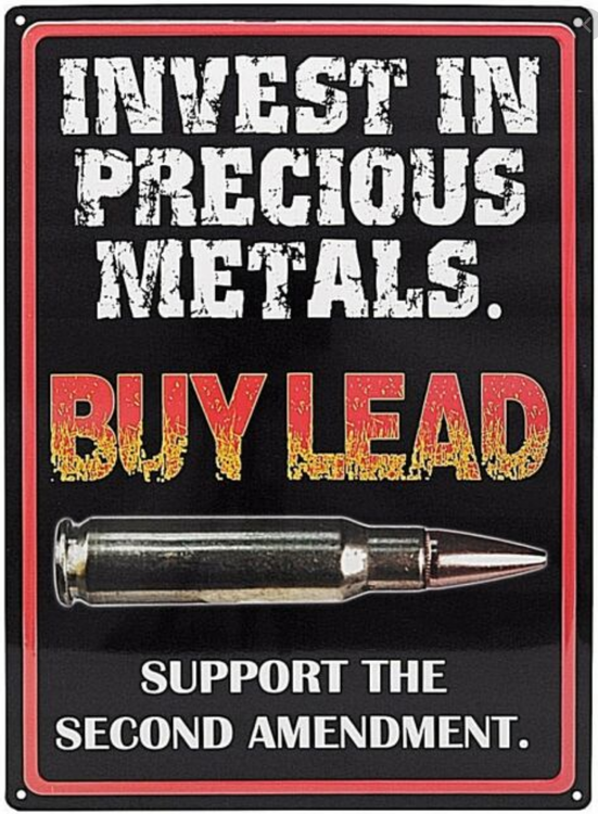 Buy lead - Metal tin sign