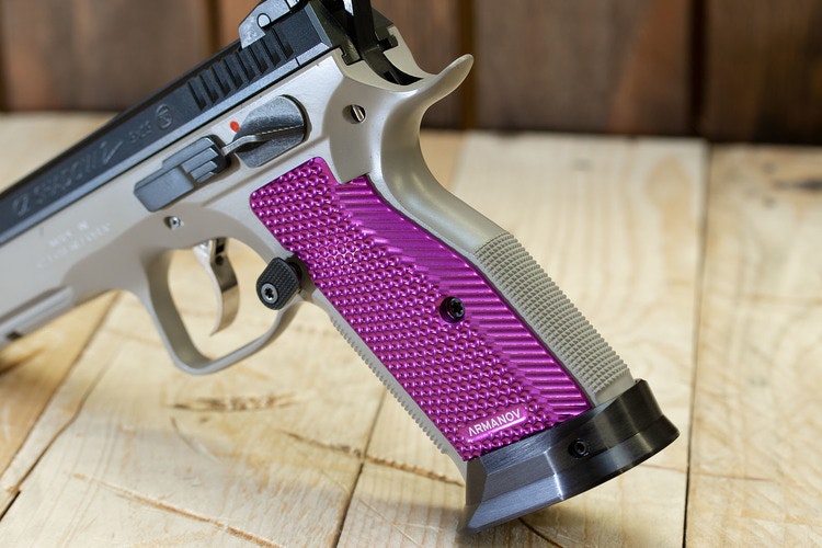 Armanov SpidErgo Gen2 Pistol Grips pour CZ Shadow 2 SP01 et 75 Series