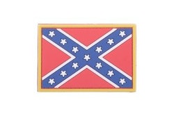 3D Patch - Confederate Rebel - PVC
