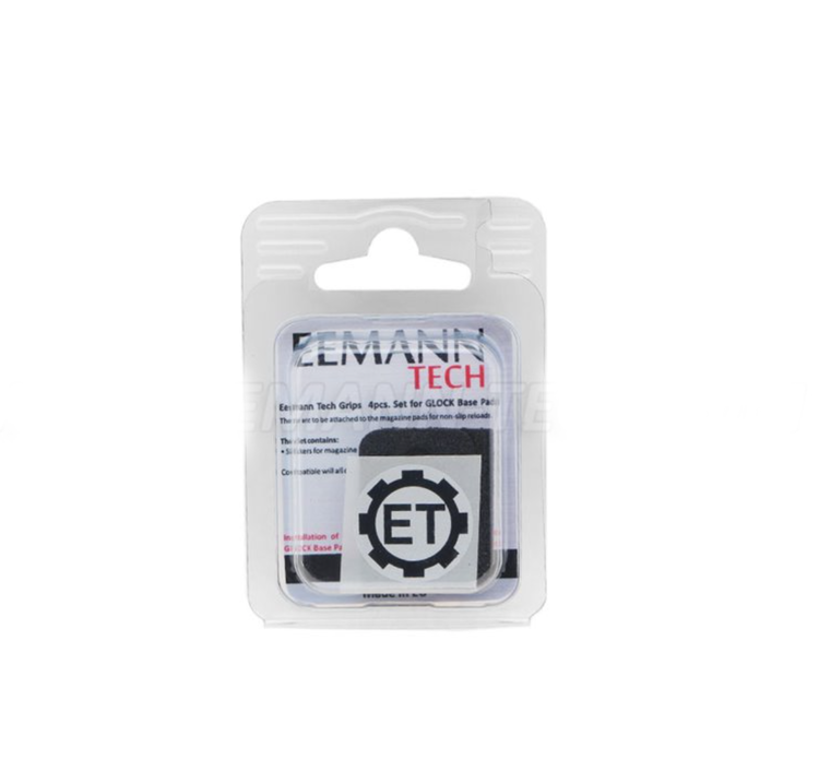 Eemann Tech - Grip Tape 4pcs. Set for GLOCK base pads.