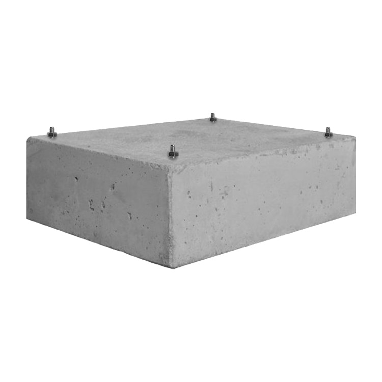 Scandinavian Safe - Betongsockel 90 kg, förborrad inkl. bult