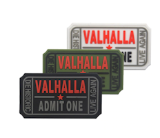 Valhalla Admit One - 3D PVC Rubber Patch