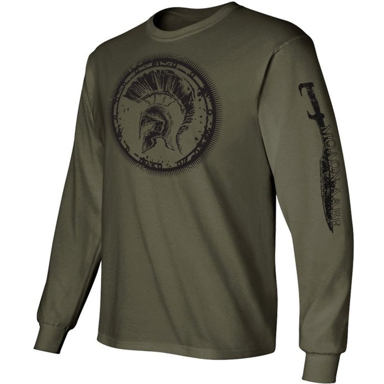 Gadsen - Olive Drab Molon Labe Longsleeve T