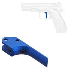 CZ - Trigger straight CZ75, SP-01, TS Blue