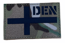 Denmark flag - Reflective Camo - Patch