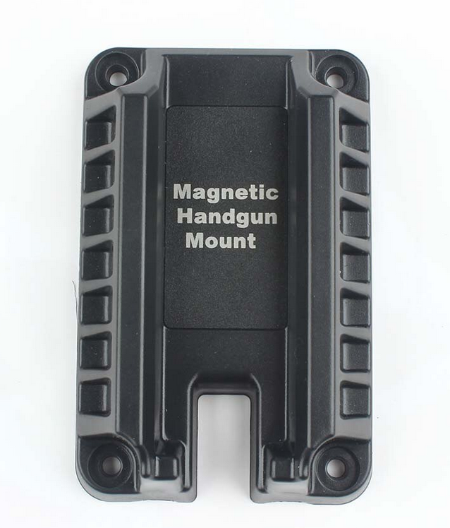 Magnetic gun mount.