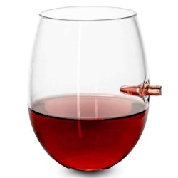 Lucky Shot - Bullet Wine Glass (Stemless) - .308