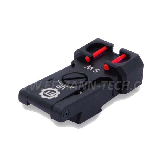 Eemann Tech - Adjustable rear sight with fiber optics for CZ SP-01 Shadow, CZ Shadow 2