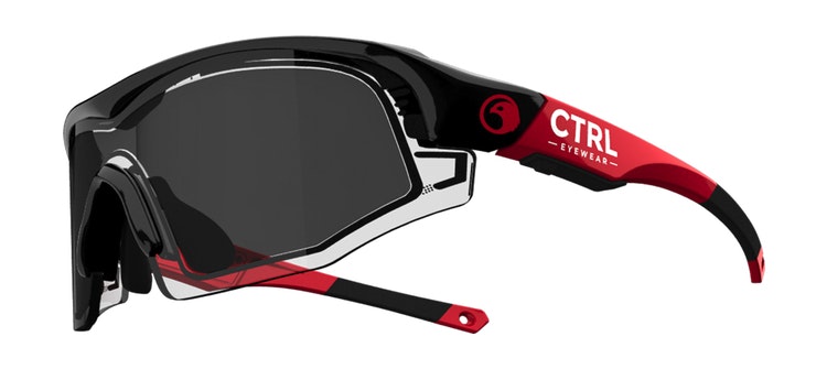 CTRL - One - Black and red - Smoke lens