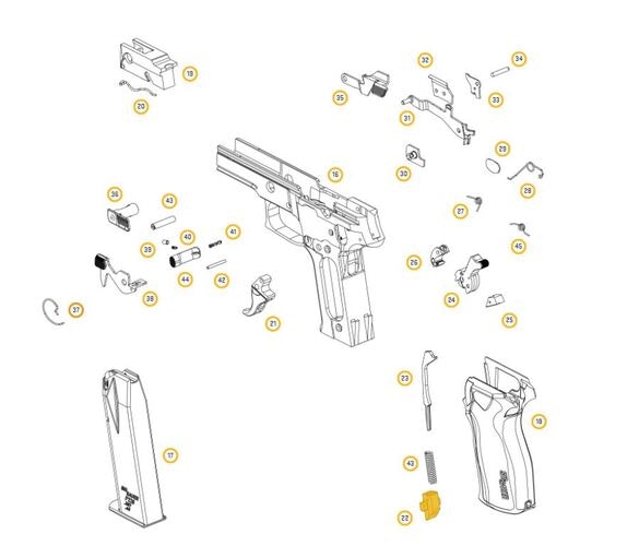 Sig Sauer - Mainspring Seat, P226