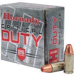 Hornady - Critical Duty - 9MM Luger+P 135gr Flexlock - 25 ask