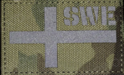 Sweden Flag camo Patch