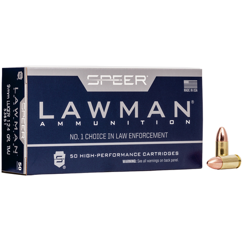 Speer - Lawman ammunition - 9mm Luger TMJ - 124gr